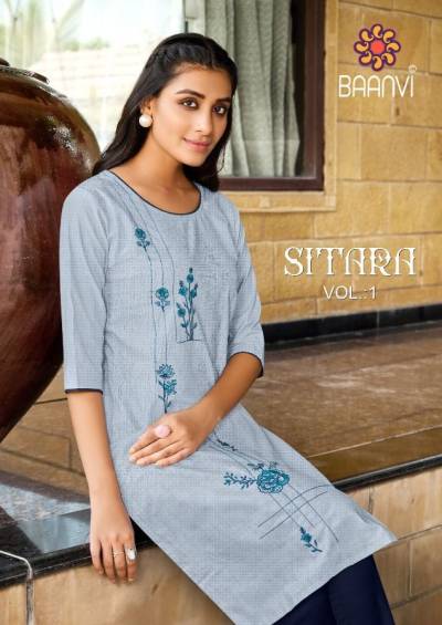 Sitara Vol 1 By Baanvi Designer Embroidered Kurti Collection